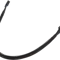 UniQMart 30cm 4Pin PWM Fan Cable Extension Male to Female Black Sleeved Braided-picture-28
