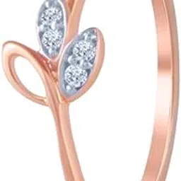 p.c. chandra jewellers 14k (585) Rose Gold and Diamond Ring for Women-picture-41