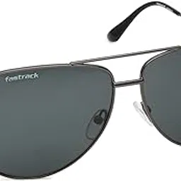 fastrack Black Aviator Metal 100% UV Protected Sunglasses for Men(M226BK5GV)-picture-16