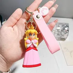 Penny Wise® Cute 3D Super Mar Keychain & Bag Charm | Bag Hook & Hand Strap | Collectible | Ideal For Girls Return Gifts | Trendy Deisgn | Cute Figure | Single Piece-picture-42