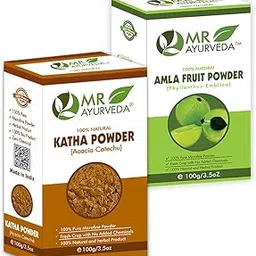 MR Ayurveda Katha Powder & Amla Powder - Pack of 2 (200 Grams)-image-65