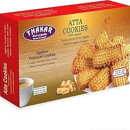 THAKAR Gur Atta Cookies Biscuits 800g | Gur Atta jaggery Cookies | Crispy & Buttery Texture | Ideal Tea Time Snack | Homemade Taste, Bakery Fresh.-picture-15