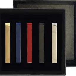QIMOSHI 6 Pcs Tie Clips for Men Tie Bar Clip Set for Regular Ties Necktie Business Tie Pin Clips-picture-22