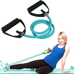 Resistance Bands for Exercise, Stretching and Workout Toning Tube Handles for Men & Women-picture-12