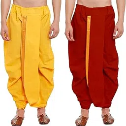 crystal revenue Ready to Wear Mahraj Dhoti for men (Elastic Readymade Dhoti Pant)-picture-18