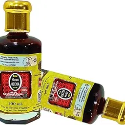 INDRA SUGANDH BHANDAR Attar For Men|Women Musk Heena Original Kannauji Mushk Herbal Long Lasting Fragrance 100ml Rollon Pack-picture-10