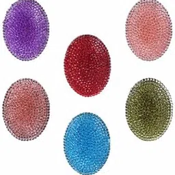 macol Saree Pin Hijab Pin Brooches Combo Pack of 6 | Assorted Multi Colors | Saree Pin Hijab Pin Brooch for Women & Girls | Stylish Brooch Safety Pin for Saree & Hijab-picture-23