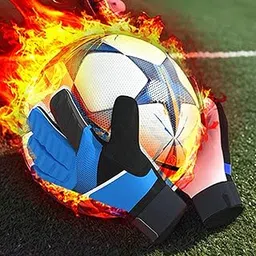 bnf® Goalkeeper Gloves Nonslip Soccer Goalie Gloves for Ball Sports Football Game Blue Size 6 Sporting Goods | Team Sports | Soccer | Clothing, Shoes & Accessories | Gloves-image-26