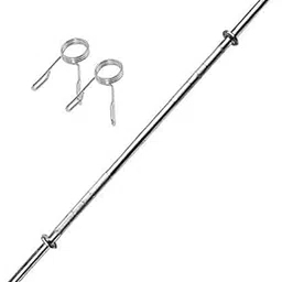 VAISHNAVI FITNESS Weight Lifting Rod, Gym Bar, Chrome Plated Steel Gym Rod, 3 Feet Straight Bar 20 MM-picture-26