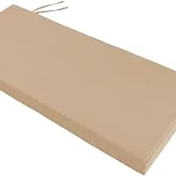 UJEAVETTE Garden Bench Cushion 8 cm Thick Soft Bench Pad for Lounger Porch Swing Couch Khaki-picture-14