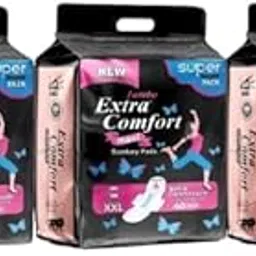 Extra Comfort Sanitary Pads, XXXL Size, Jumbo Pack, 120 Pads, Night Use-picture-15