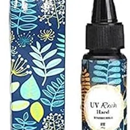 Earthly® UV Resin Clear Hard, Jewelry Resin Glue Sunlight Ultraviolet Curing Resin Crystal Liquid for DIY/Kids Craft Jewelry Making Glue Non-Toxic, Yellowing Resistant, Ready-to-Use -25g-picture-17