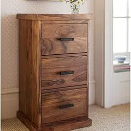 Solid Sheesham Wood Chest Of Drawers For Bedroom And Living Room (Design 1), Brown-picture-39