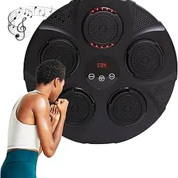 Lipzie Bluetooth-Enabled Boxing Machine with Wall-Mounted Design – Interactive Electronic Punching Trainer Featuring Custom Music Streaming for Home Workouts-picture-13