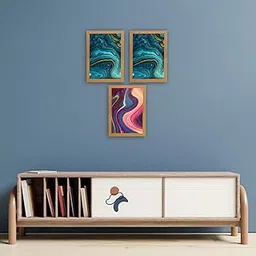 AVITTAM A4 Size Photo Frame Set of 3 | Wall Photo Frame for Home and Office Decoration | A4 Document Frame | (Beige)-picture-11