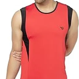 Men's Cotton Printed Gym Vest | Regular Fit | Round Neck | Sleeveless | Collarless | Muscle Vest | Tank Top for Men | Ideal for Sportswear for Summer & Workout-image-29