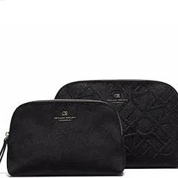 Exklusiv Stockholm Jubilee Cosmetic Pouch Set of 2 - Velvet Black-picture-35