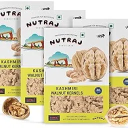 Nutraj Kashmiri Walnut Kernels 1 Kg (250g x 4) Without Shell | Akhrot Giri | Dry Fruits | Nuts-picture-42