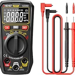 Multimeter Tester Multifunction Measures Voltage Current Resistance for Cars Black-picture-11