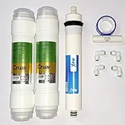 Max Hi Performence 100 GPD RO Membrane | Compatible with All RO Water Purifiers | Work Upto 1500 TDS | Long Life | with Sediment Carbon Filters, FR 450, Taflon Tape and 4 Pecs Elbow-picture-19