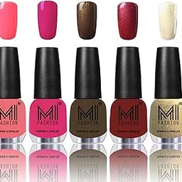 MI Fashion® Unique Shades Special Combo of 5 Pcs- Pink mania,Passion pink,Metallic Coffee,Lava Lust and Creamy Golden-picture-10