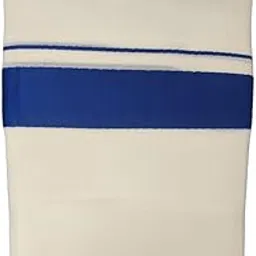Traditional Kerala Mundu, Cream with Dark Blue Border, Cotton double Dhoti 4 metre-picture-45