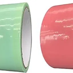 THE STYLE SUTRA 2 Rolls Children Sticky Ball Rolling Tape Colored Ball Tapes Pink and Green-image-97