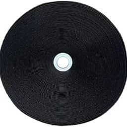 Qwid non Adhesive Loop tape I Loop Roll I stiching tape I 25Meters 20mm width black color-picture-20