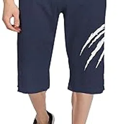 West Gate Clothing Plus Size Mens Three Fourth for Men | Mens Cotton Capri | Men's 3/4 | Roar Print | Men's Capri 2XL,3XL,4XL,5XL-image-70