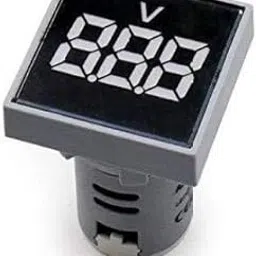 RASHRI ; One For All Direct AC 60-500V Digital Voltmeter LED Plastic Indicator Lamp Square Signal Light (White)-picture-40