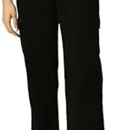 Women’s Cotton Blend Relaxed Fit Cargo Jeans – 6 Pocket Jeans-picture-12