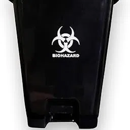 Plastic Pedal Dustbin/Large Size Trash Can/Garbage Waste Bin with Lid for Home, Kitchen, Office, Bathroom & Washroom – 12 Liters (Black)-image-50