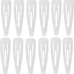 Myynti Hair Clips Tic Tac Hair Pins Hair Accessories Hair Styling Tools Hair Clips for Women and Girls Ladies Hairpins Multipurpose Pack of 6 pair (WHITE)-picture-38