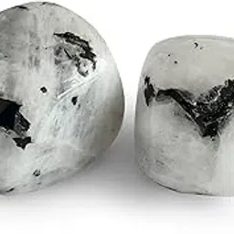 Original Rainbow Moonstone Crystal Tumble - Natural Energised Moon Stone Tumble for Peace, Relationship, Emotional healing, Chakra Healing and Positivity - 2 Piece-picture-22