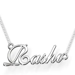 dreamrax Rashi Cursive Gold & Silver Name Pendant Necklace, Best Jewelry Gift for Girls.-picture-25