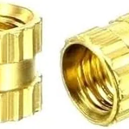 M3X4 mm Brass Heat Set Threaded Round Insert Nut - Pack of 6-picture-22