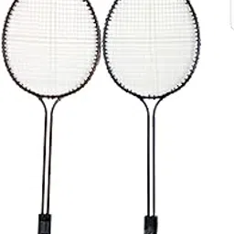 Gmefvr Badminton Racket Set Pack of 2 Double Rod Multi Color Nylon String-image-36