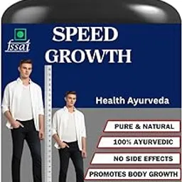 Speed growth | flavor Kesar kulfi |height gainer | Protein | woman & man | Powder | pack of 1-picture-20