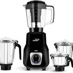 V-Guard Xceed 750 Watt Mixer Grinder with Multifunctional SS Mixer Jars (Juicer, Chutney, Dry, & Wet), Precision Stainless Steel Blades / 3 Year Motor Coverage by V-Guard.-picture-30