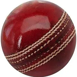 Leather Cricket Ball, Red, 2-Piece Construction, Natural Leather - Pack of 1-picture-49