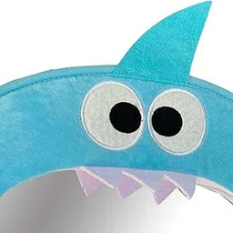 ZOOMELLA Car Baby Backseat Mirror Cartoon Shark Stable Clear View Car Rearview Mirror-image-34
