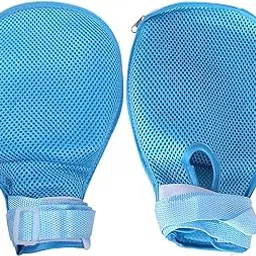 STYLEHEAVEN Hand Restraint Safety Mitts Glove Padded Gloves for Helpful for Caregivers No Front Zipper-image-90