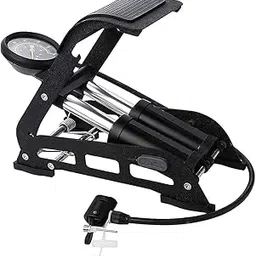 Elvana Portable Double Cylinder High Pressure Foot Air Pump Compressor for Car & Bike Air Pump for Motorbike,Cars,Bicycle,Cycle Pumps for Bicycle,Car Air Pump for Tubeless Tyre - 160 Cfm, Black-picture-51