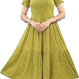 B2F Women's Flared Anarkali Maternity Dress, Feeding Kurti with Concealed Zip for Pre & Post Pregnancy-picture-67