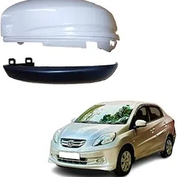 STYCARO-Left Passenger Side Mirror Cover (without/No indicator Cut) compatible with H. Amaze 2015-2018 Model-picture-32