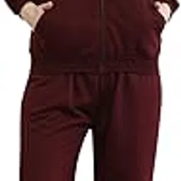 Elegance Women Winter Zipper Hoodie with Lower Set Soft Fluffy Fleece Pajamas and Hoodie with Pockets || Small -10XL || 11 Colours ||-picture-20