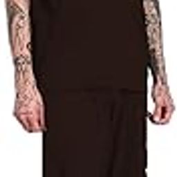 togs & terre Men's Oversized Co-ords Set in Cotton | 2 Piece T-Shirt & Lower | Minimal Loungewear for Summer | Relaxed Fit (SOLID)-picture-20