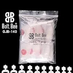 Brille Bee False Nails - Artificial Clear DIY Toe Nails for Nail Art, Includes Storage Box" (French Short Natural, 1)-image-74