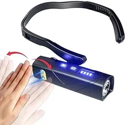 Fastlink;Rechargeable LED Headlamp with Motion Sensor - 5 Lighting Modes, Removable Ear Hook for Camping, Hiking & Outdoor Activities-picture-42