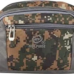 Waist Pack, 4 Pockets, Water Repellent Nylon, Camouflage Print, 35 x 30 x 12 cm-image-23